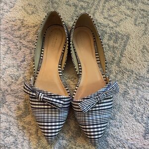 Sloan Plaid Flats W/ Bow